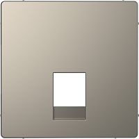 Лицевая панель Schneider Electric Merten D-Life для 1-м. розетки RJ11 никель картинка